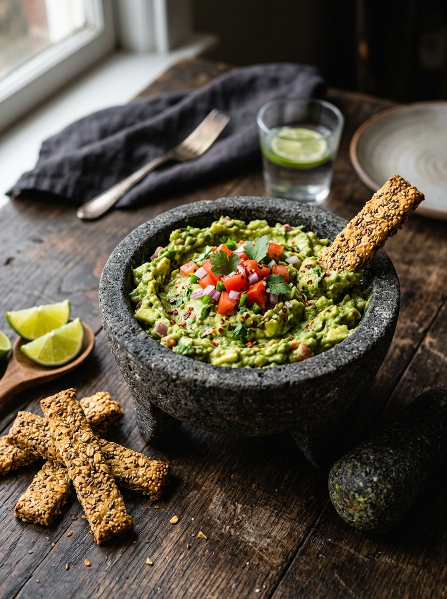 Guacamole & Chia Sticks