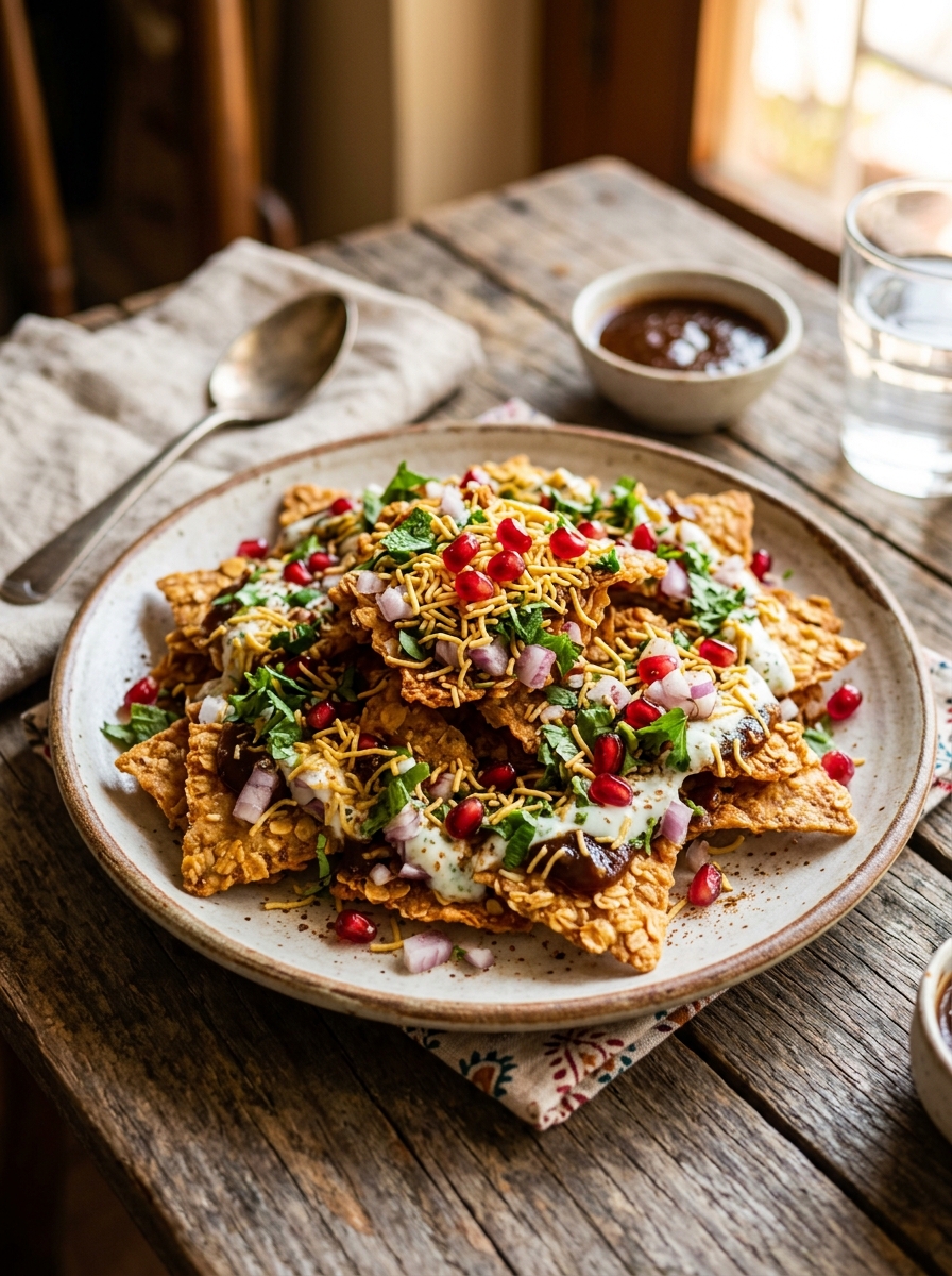 Loaded Oats Chips Chaat